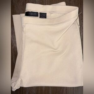 Express Light Beige Stretch Trouser Pants